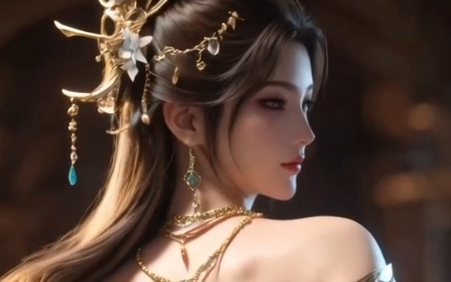 AI视频 国漫女神扭臀舞62个